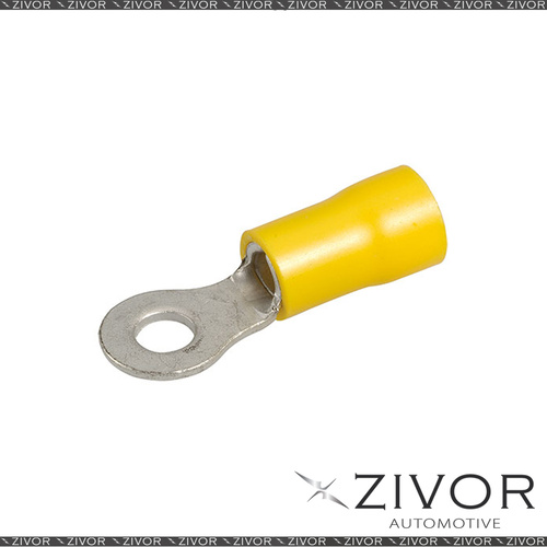 New NARVA Terminals Ring 6mm Yellow 14 Pack 56084BL