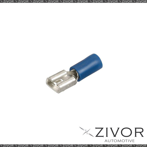 New NARVA Terminal Female Blade Blue 4mm (100Pk) 56136