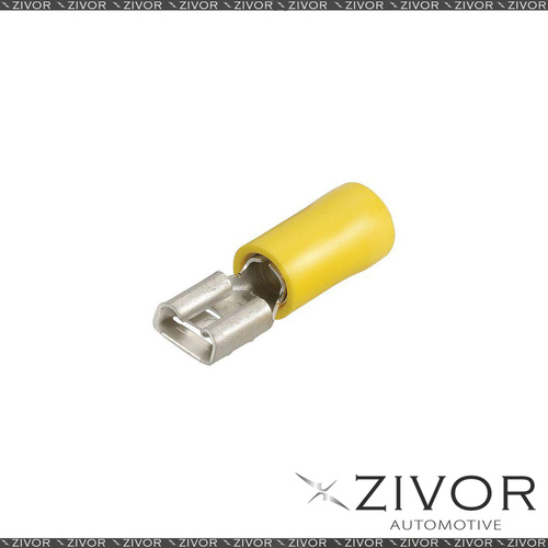 New NARVA Terminal Female Blade Yellow 5-6mm (100Pk) 56140