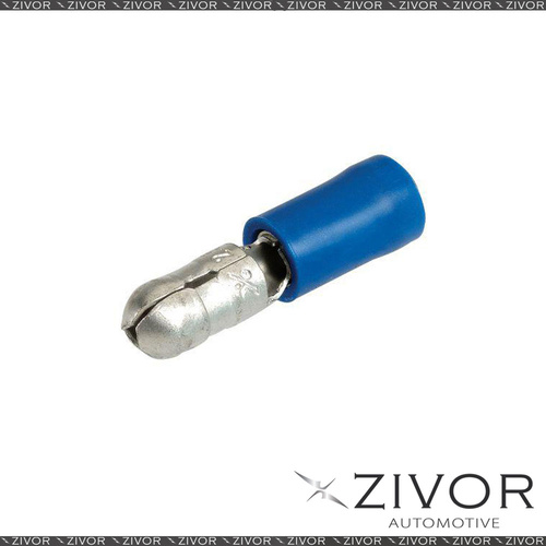 New NARVA Terminal Male Bullet Blue 5mm (100Pk) 56148