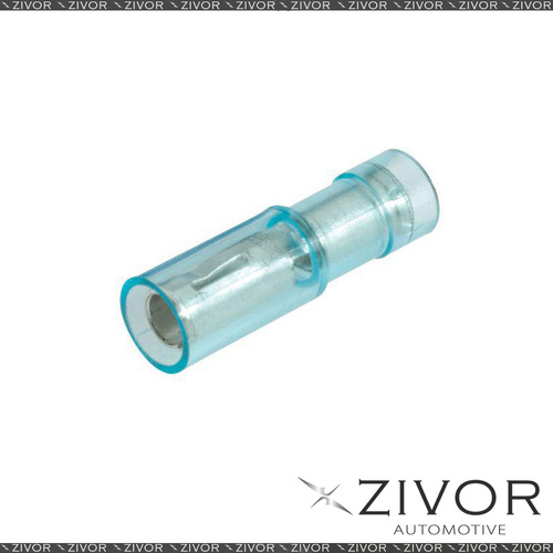 New NARVA Terminal Female Bullet Blue 4mm (100Pk) 56153