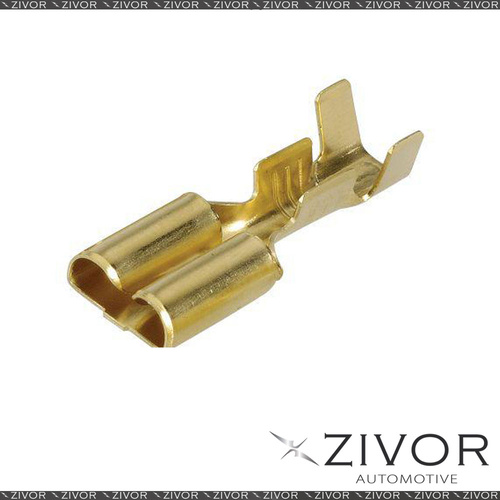 New NARVA Terminal Female Blade Non Insulated 6.3mm (100Pk) 56224