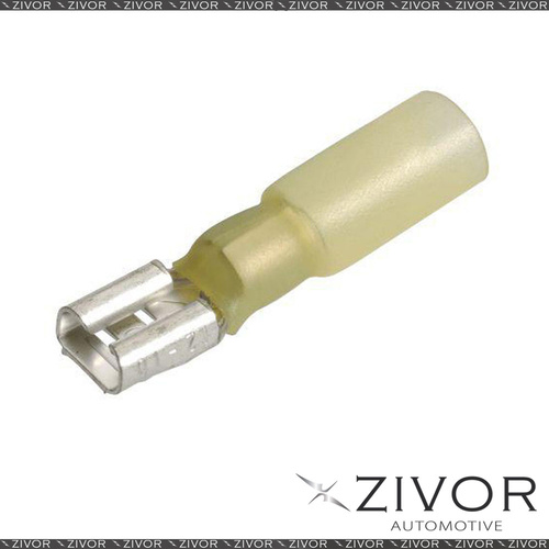 New NARVA Terminal Female Blade Yellow 6.3mm (50Pk) 56332