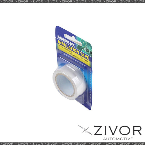 New NARVA PVC Insulation Tape 19mm x 5m White 56805WE