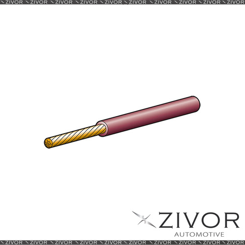 New NARVA Auto Cable 10A 3mm x 30m Brown 5813-30BN