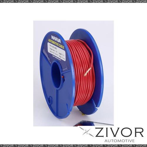 New NARVA Auto Cable 15A 4mm x 30m Grey 5814-30GY *By Zivor*