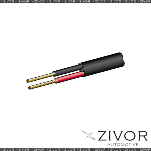 New NARVA Cable Twin Sheath 10A 3mm x 30m Red/Black 5823-30TW *By Zivor*