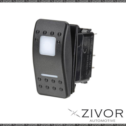 New NARVA Switch Momentary Rocker Illuminated 12/24V Red On Off 63164BL