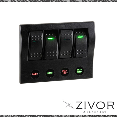 New NARVA Switch Panel 4 Way With Circuit Breaker 63191 *By Zivor*