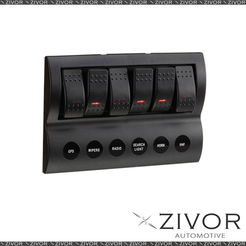 New NARVA Switch Panel With Fuse Protection 6 Way 63193 *By Zivor*