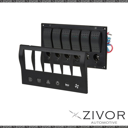 New NARVA Switch Panel 6 Way With Circuit Breaker 63194 *By Zivor*