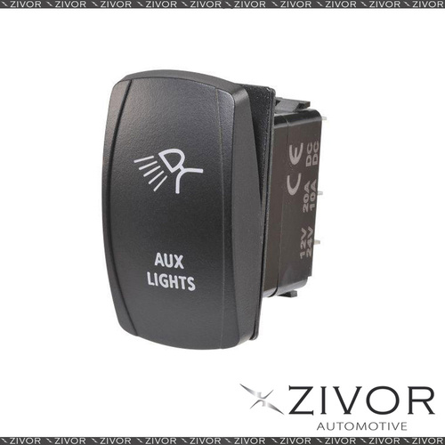 New NARVA Rocker Switch Aux Lights 12/24V Blue LED 63232BL *By Zivor*