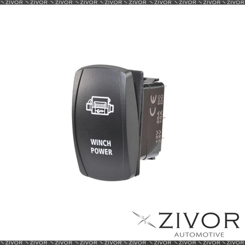 New NARVA Rocker Switch Winch Power 12/24V Red LED 63236BL *By Zivor*