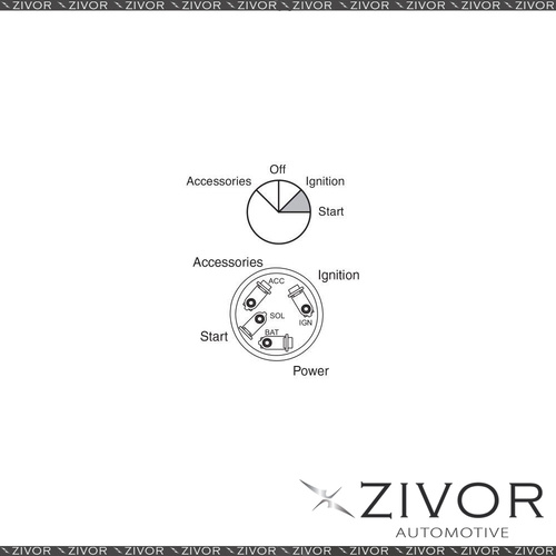 New NARVA Ignition Switch 4 Position 64012 *By Zivor*