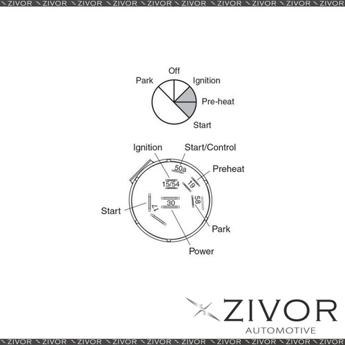 New NARVA Ignition Switch 5 Position 64032 *By Zivor*