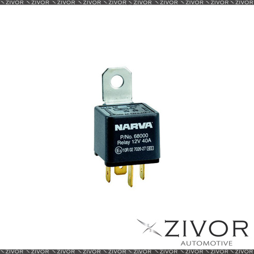 New NARVA Relay Normally Open 12V 4 Pin 40A 68000