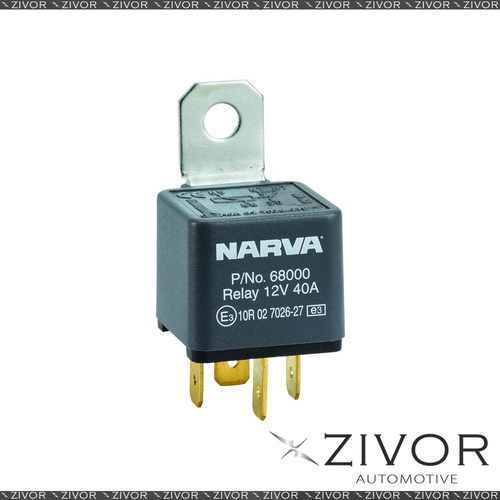 New NARVA Relay 12V 4Pin 40 Amp 68000BL