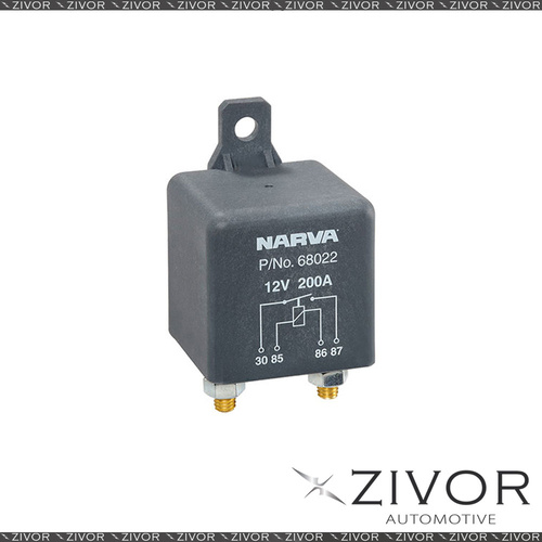 New NARVA HD Relay Normally Open 12V 4 Pin 200A 68022 *By Zivor*