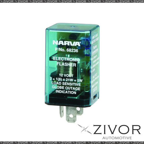 NARVA 12 Volt 3 Pin Electronic Relay-68236BL For Daihatsu-Handivan *By Zivor*