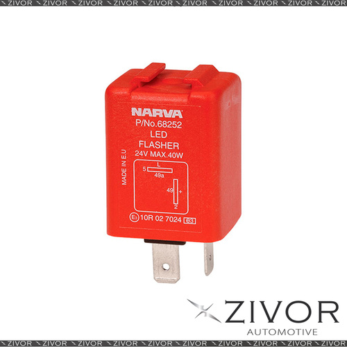 New NARVA Flasher Unit LED 24V 2 Pin 68252BL *By Zivor*