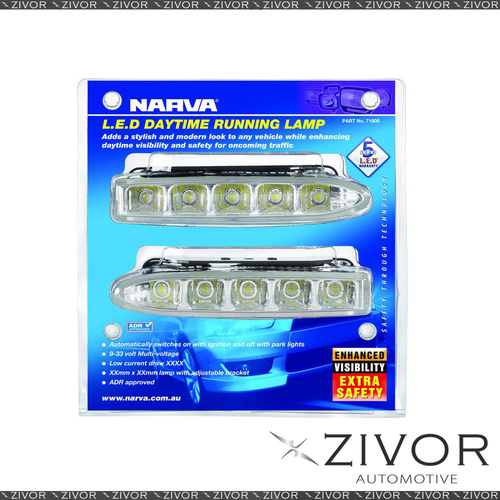 New NARVA Slimline LED Daytime Running Lamp Kit - 71902