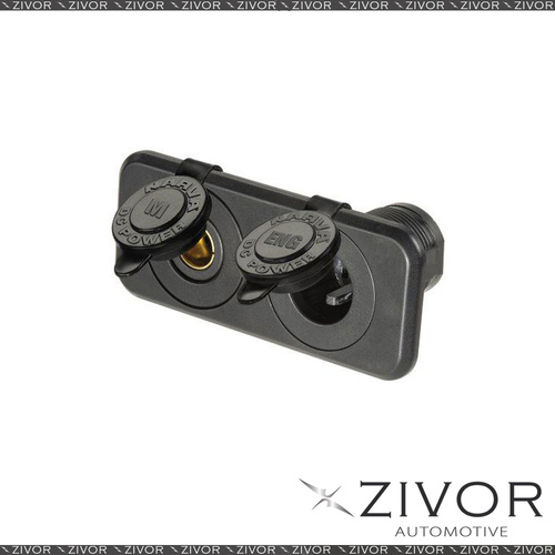 New NARVA Twin Flush Mount Socket Merit/Engel 81142BL *By Zivor*