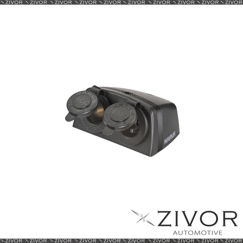New NARVA HD Twin Surface Mount Socket Accessory/Engel 81165BL