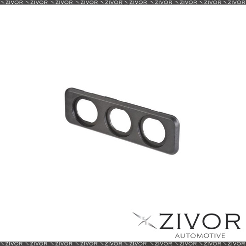 New NARVA Triple Blank Flush Mount Housing Black 81189BL