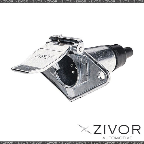 New NARVA Trailer Socket 7 Pin Small Round 82032BL *By Zivor*