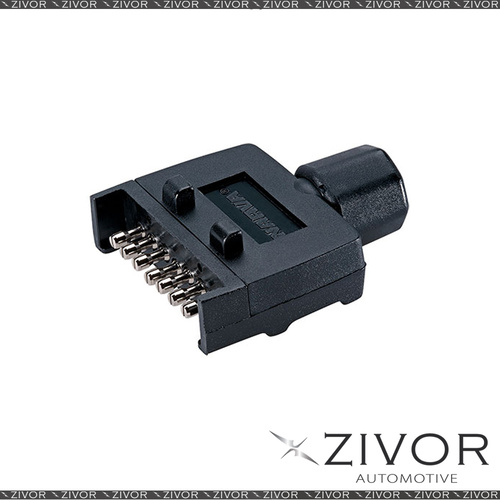 New NARVA 7 Pin Trailer Plug Flat 82141BL *By Zivor*