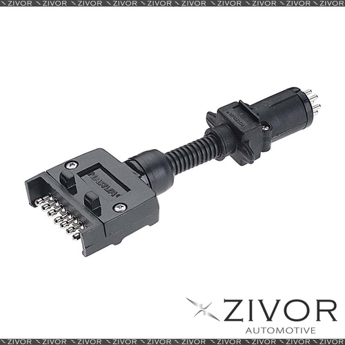 New NARVA Trailer Adapter Flat to Small Round 82225BL