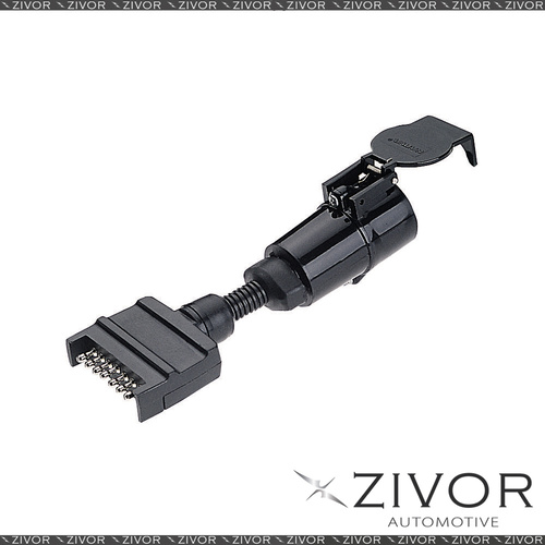 New NARVA Trailer Adapter Flat to Large Round 82250BL *By Zivor*
