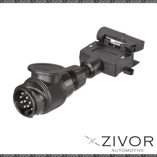 New NARVA Trailer Plug 13 Pin Euro To 7 Pin Large Round 82290BL *By Zivor*