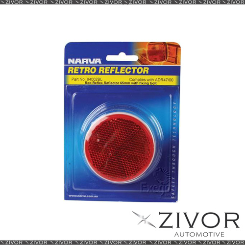 New NARVA Reflector 65mm Red Fixed Bolt 84002BL *By Zivor*
