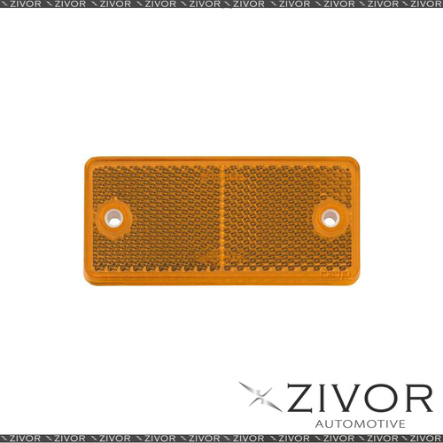 New NARVA Reflector 90mmx40mm Amber Fixed Bolt 84031BL
