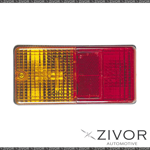New NARVA Trailer Light Combination w/ Reflector Rectangular 86470BL