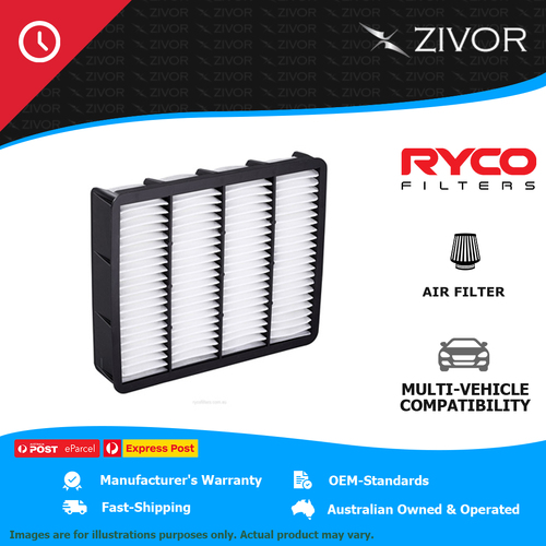 New RYCO Dust Holding Air Filter - Panel For VOLVO C30 2.0L D4204T A1297