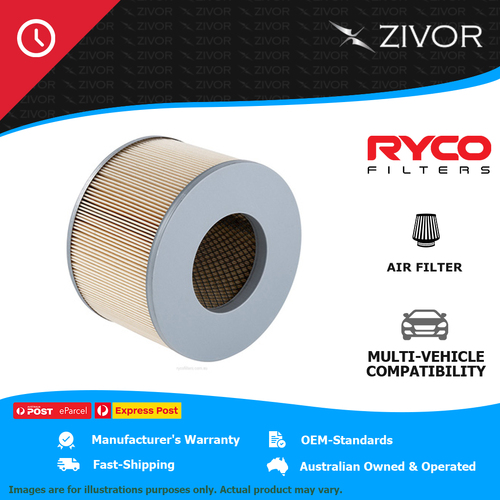New RYCO Air Filter-Heavy Duty For TOYOTA LANDCRUISER FZJ105R 4.5L 1FZ-FE A1350
