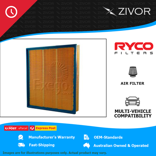 New RYCO Air Filter - Panel For VOLKSWAGEN LT46 2D 2.5L ANJ, AVR A1398