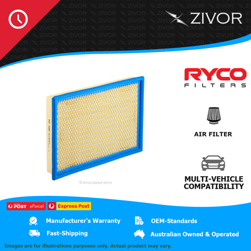New RYCO Air Filter - Panel For JEEP COMMANDER XH 4.7L EVA A1545