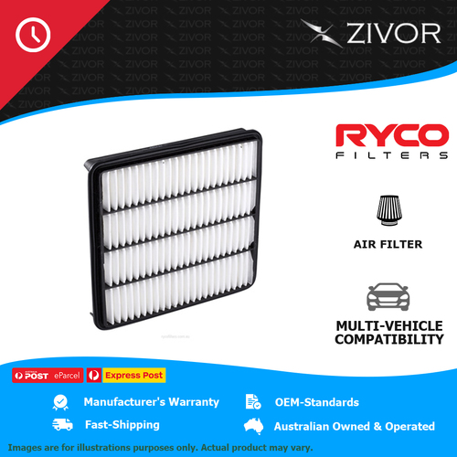 New RYCO Air Filter - Panel For TOYOTA LANDCRUISER VDJ200R 4.5L 1VD-FTV A1634
