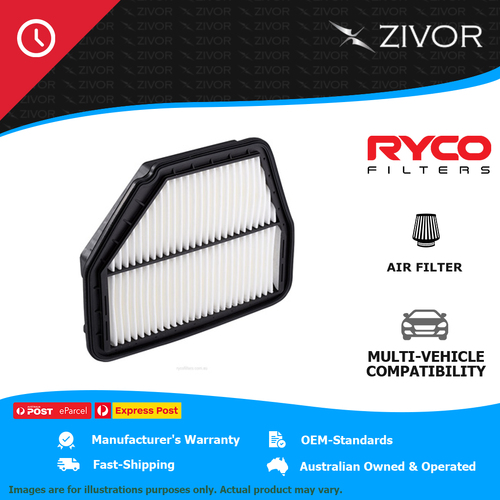 New RYCO Air Filter - Panel For HOLDEN CAPTIVA CG 3.2L HFV6 10HMA A1638