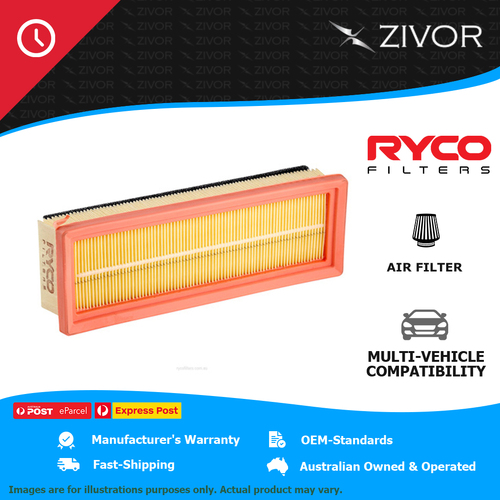 New RYCO Air Filter - Panel For FIAT 500 1.2L 169 A.1000 A1657