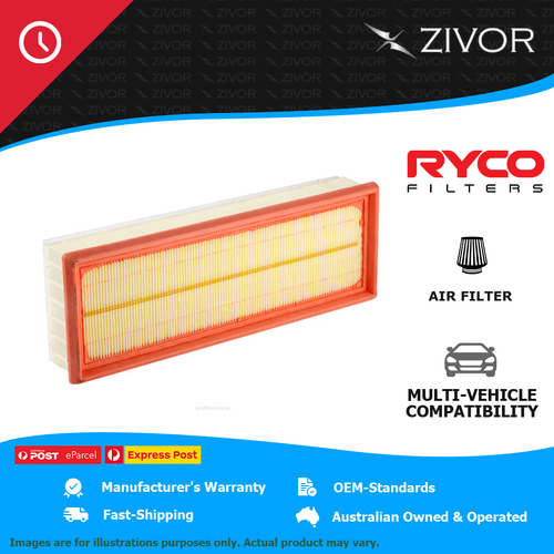New RYCO Air Filter - Panel For PEUGEOT PARTNER B9P 1.6L DV6ATED4 (9HX) A1687