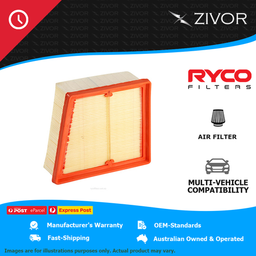 New RYCO Air Filter - Panel For FORD ECOSPORT BK 1.0L Ecoboost A1749