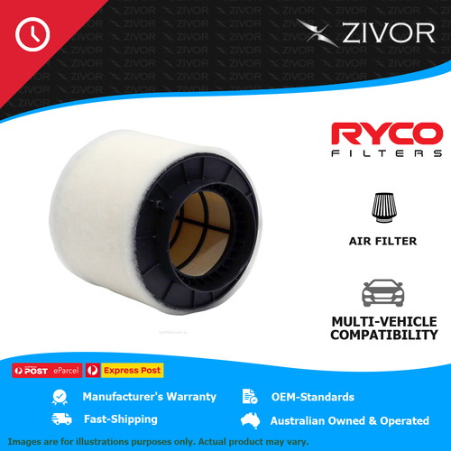 New RYCO Dust Holding Air Filter - Round For AUDI A5 8T 3.0L CDUC A1837