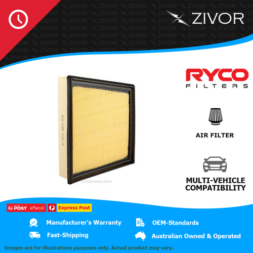 RYCO Air Filter For LAND ROVER RANGE ROVER VELAR L560 P380 3.0L AJV6 306PS A1954