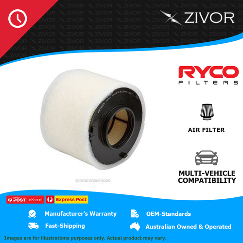 New RYCO Dust Holidng Air Filter For AUDI A4 B9 8W 2.0L DETA A2001
