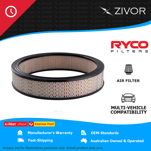 New RYCO Air Filter - Round For FORD MUSTANG GEN1 4.7L 289 cu.in Windsor A237