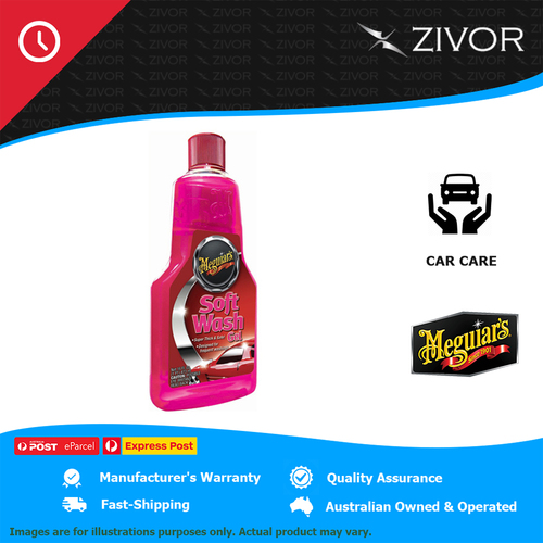 New MEGUIARS Super Concentrated Soft Car Care Wash 473ml A2516